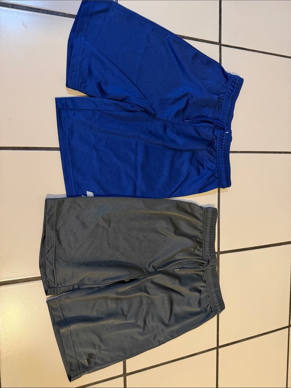 Sporto Men's Athletic Shorts in Royal Blue and Charcoal